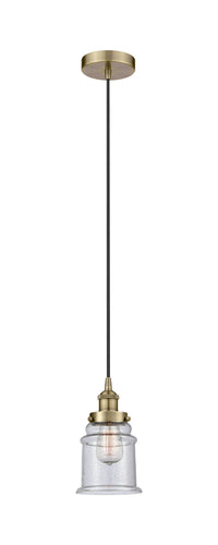 Edison Mini Pendant Antique Brass Finish