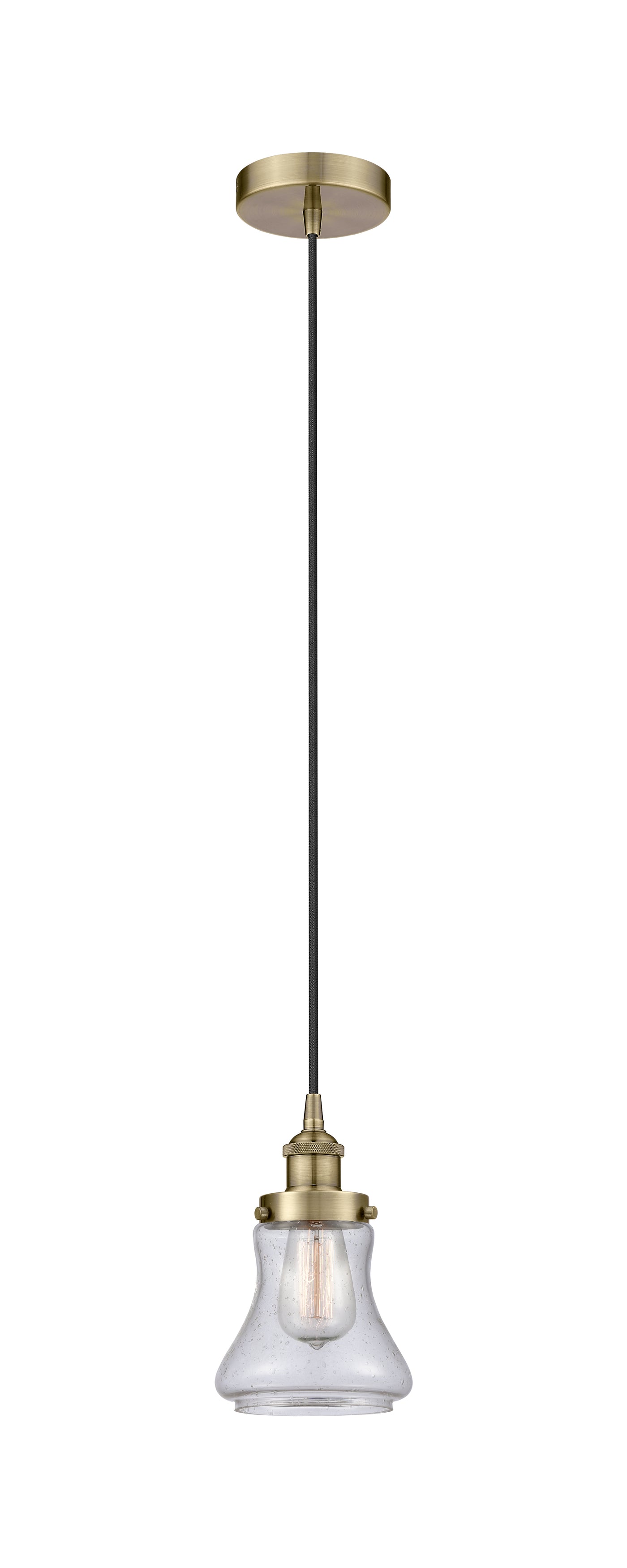 Edison Mini Pendant Antique Brass Finish