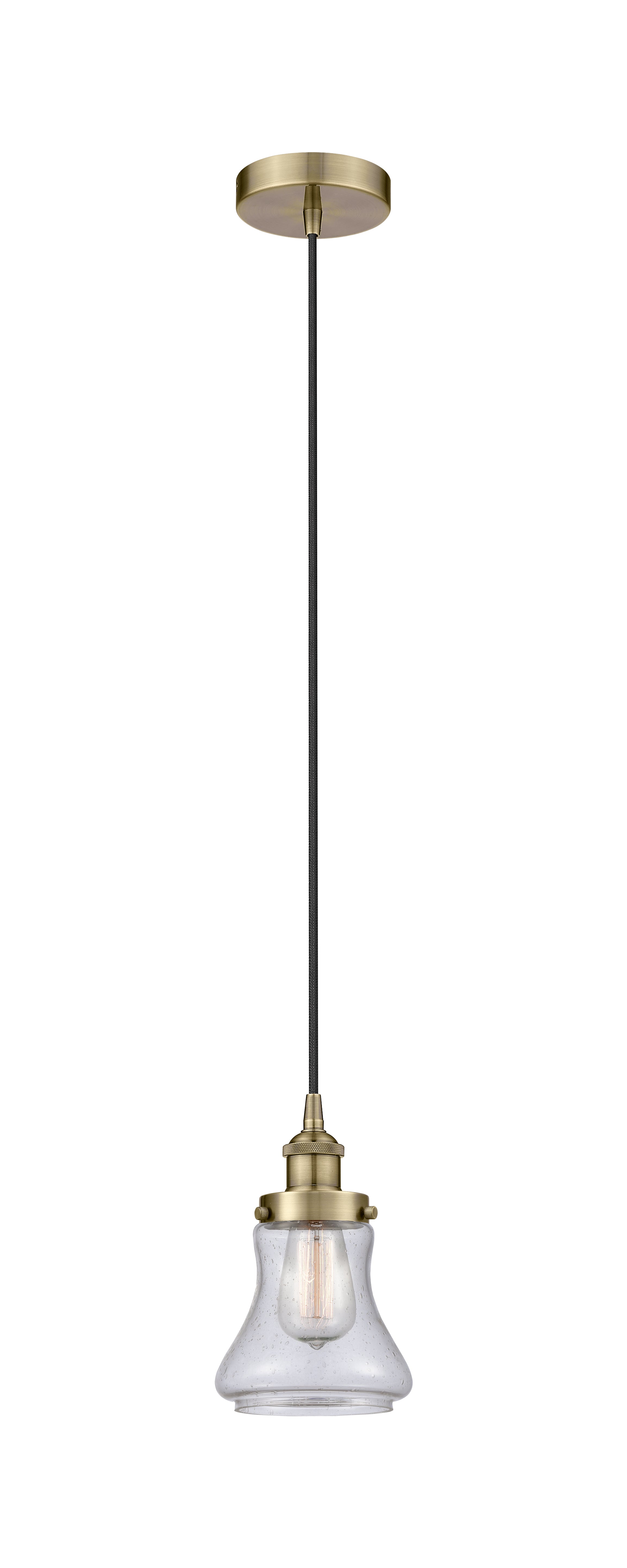 Edison Mini Pendant Antique Brass Finish