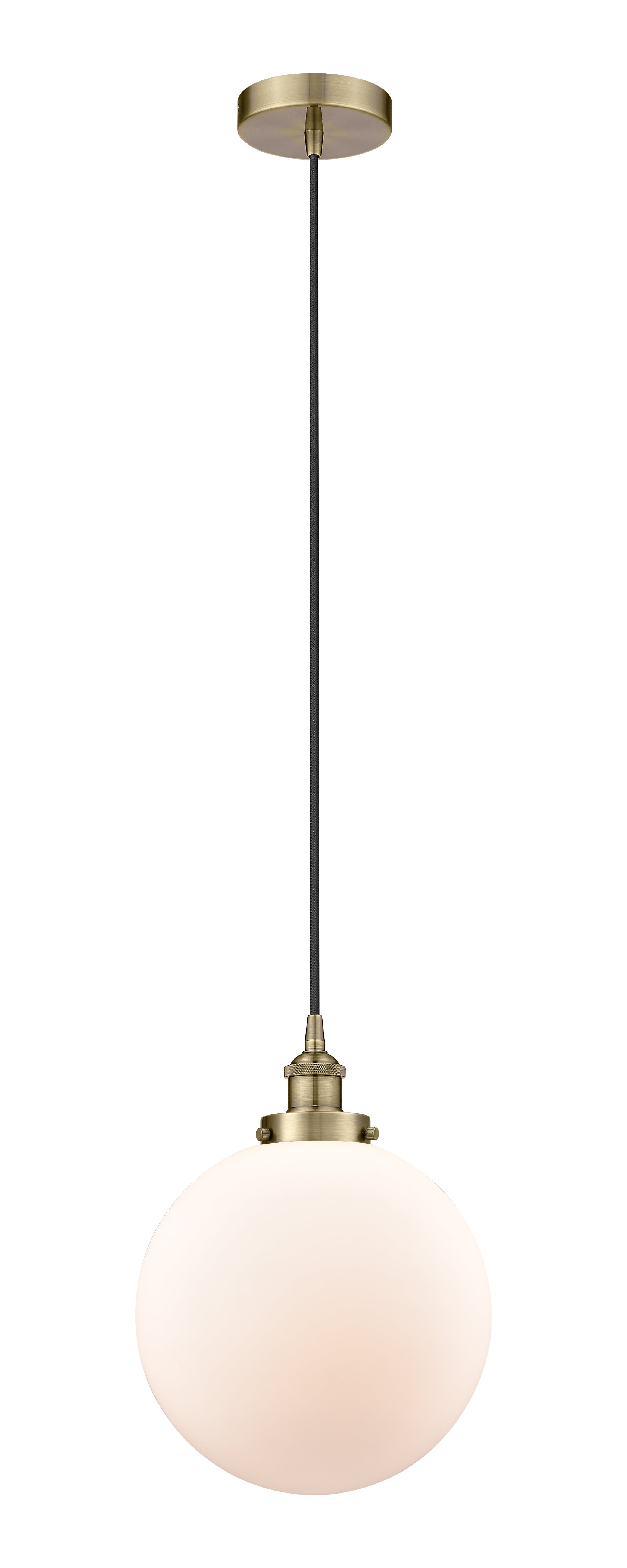 Edison Mini Pendant Cast Brass Antique