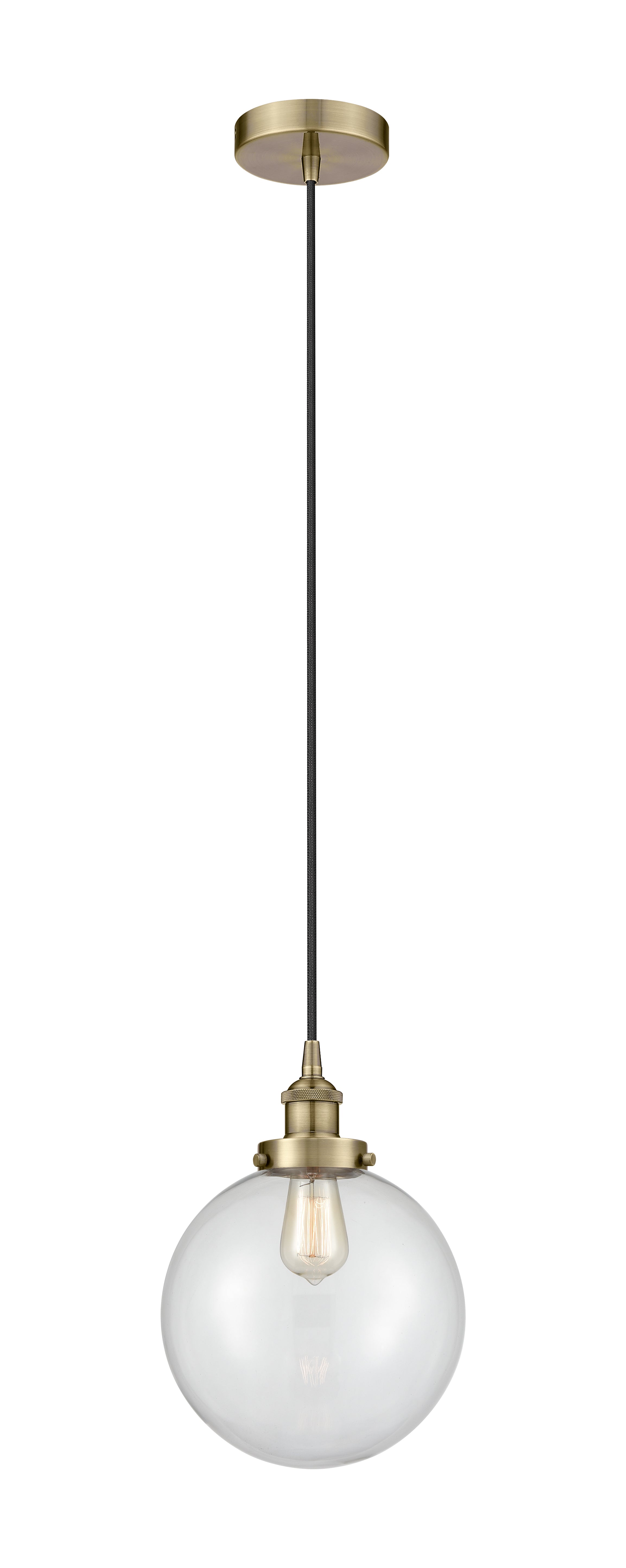 Edison Mini Pendant Antique Brass Finish
