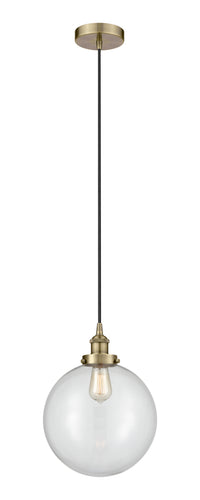 Edison Mini Pendant Cast Brass Antique