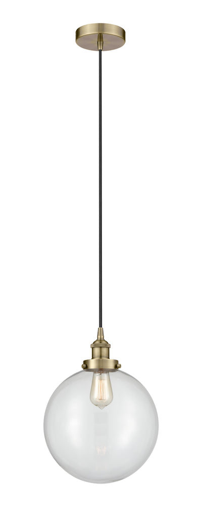 Edison Mini Pendant Cast Brass Antique