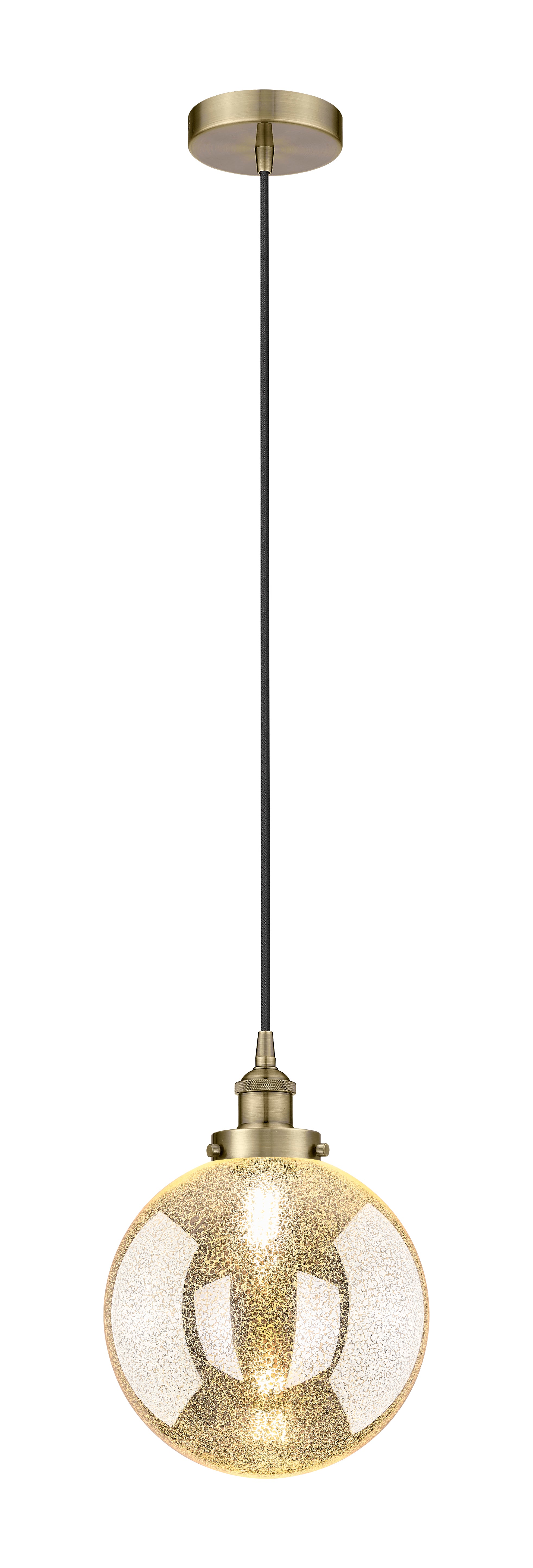 Edison Mini Pendant Antique Brass Finish