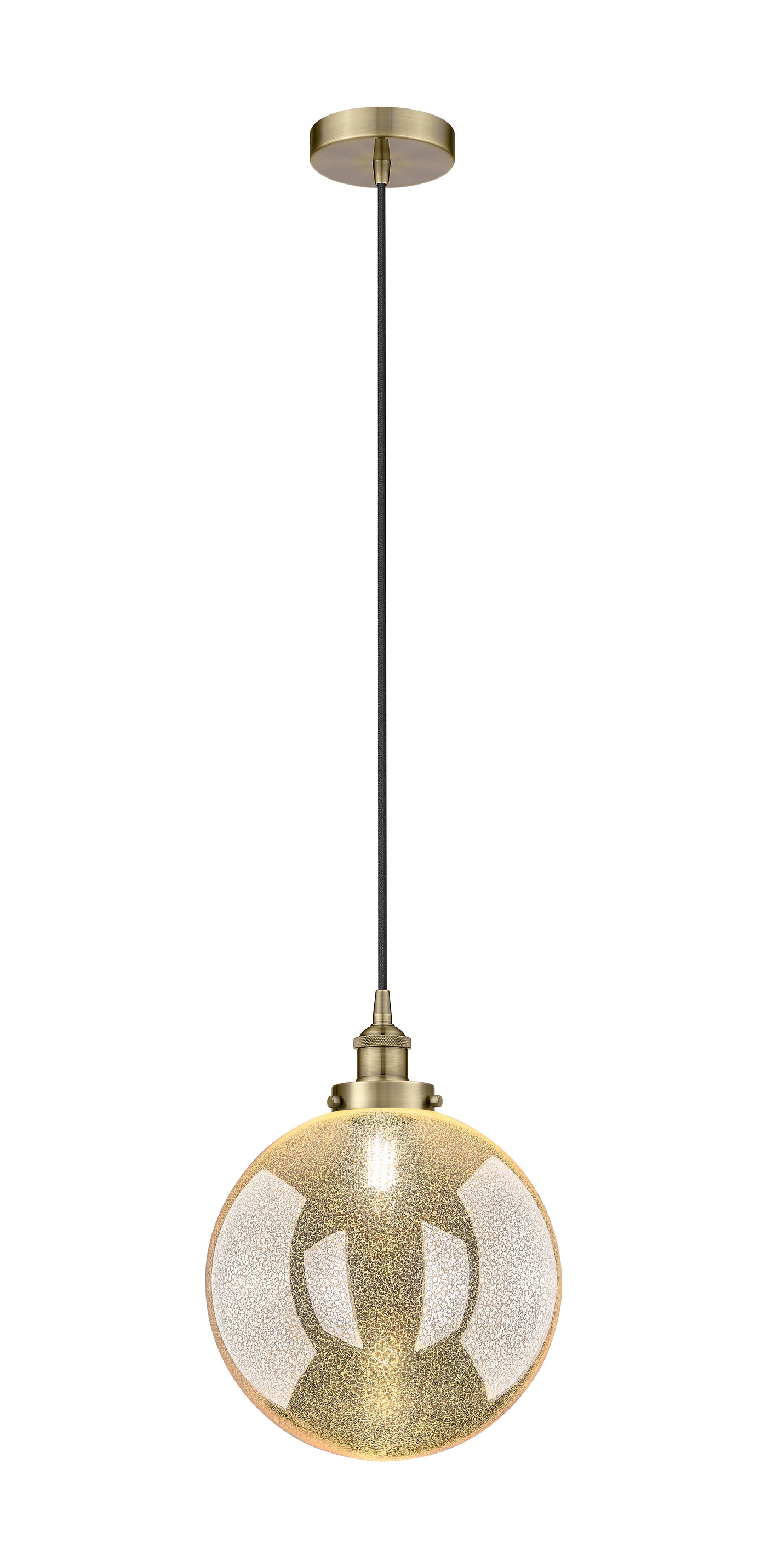 Edison Mini Pendant Cast Brass Antique