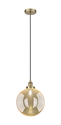 Edison Mini Pendant Cast Brass Antique