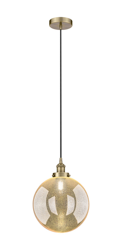 Edison Mini Pendant Cast Brass Antique