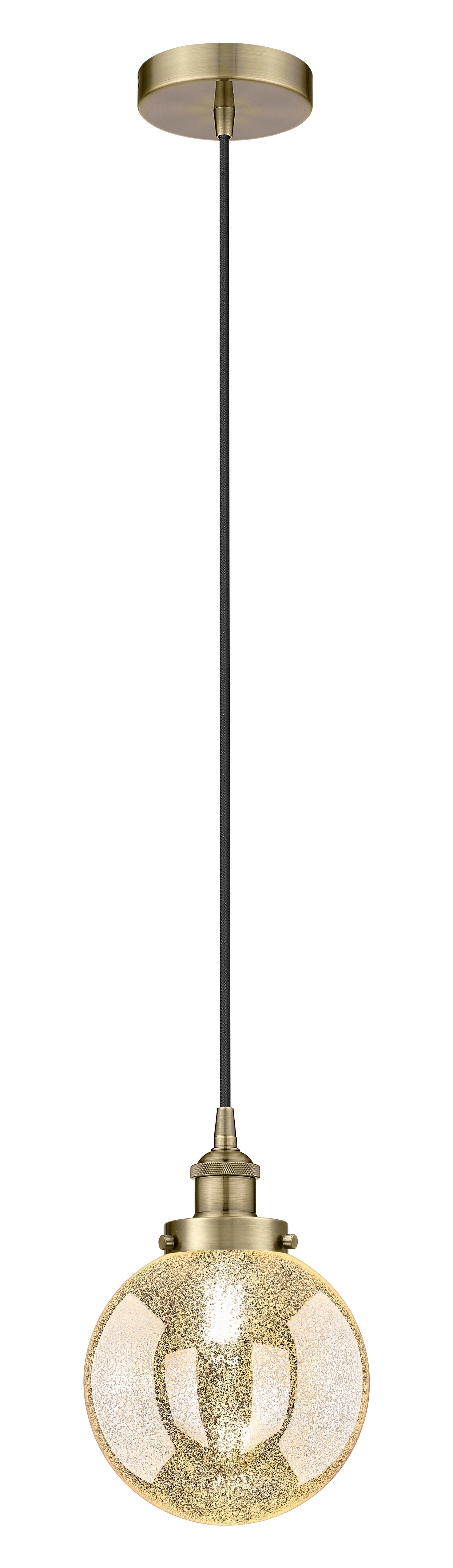 Edison Mini Pendant Antique Brass Finish