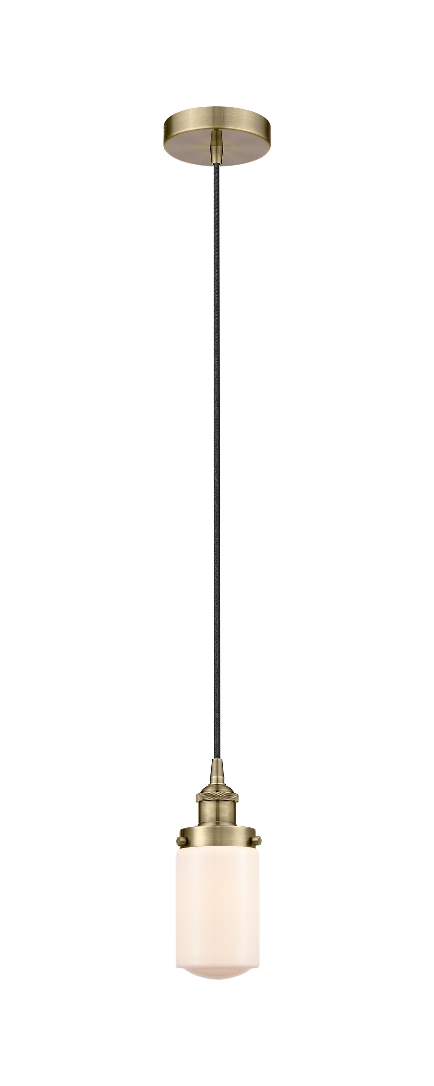 Edison Mini Pendant Antique Brass Finish