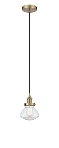 Edison Mini Pendant Antique Brass Finish