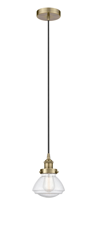 Edison Mini Pendant Antique Brass Finish