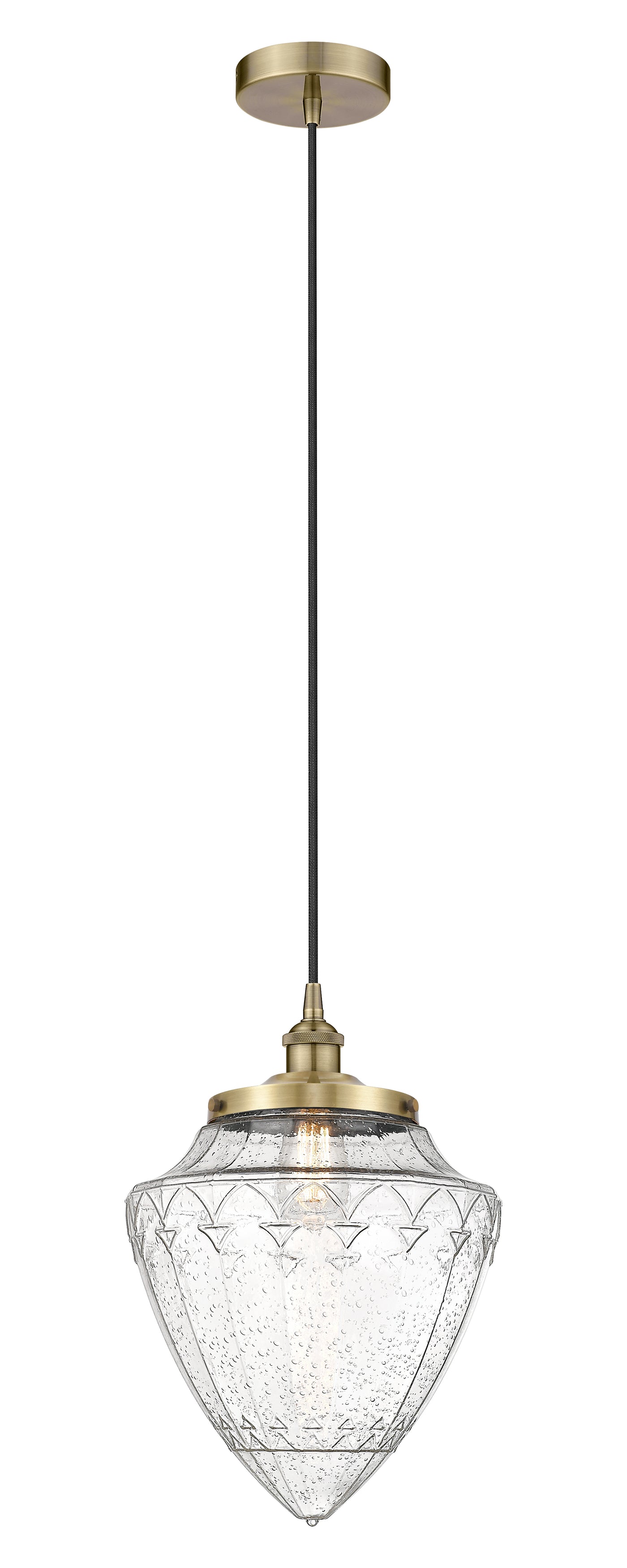Edison Mini Pendant Antique Brass Finish