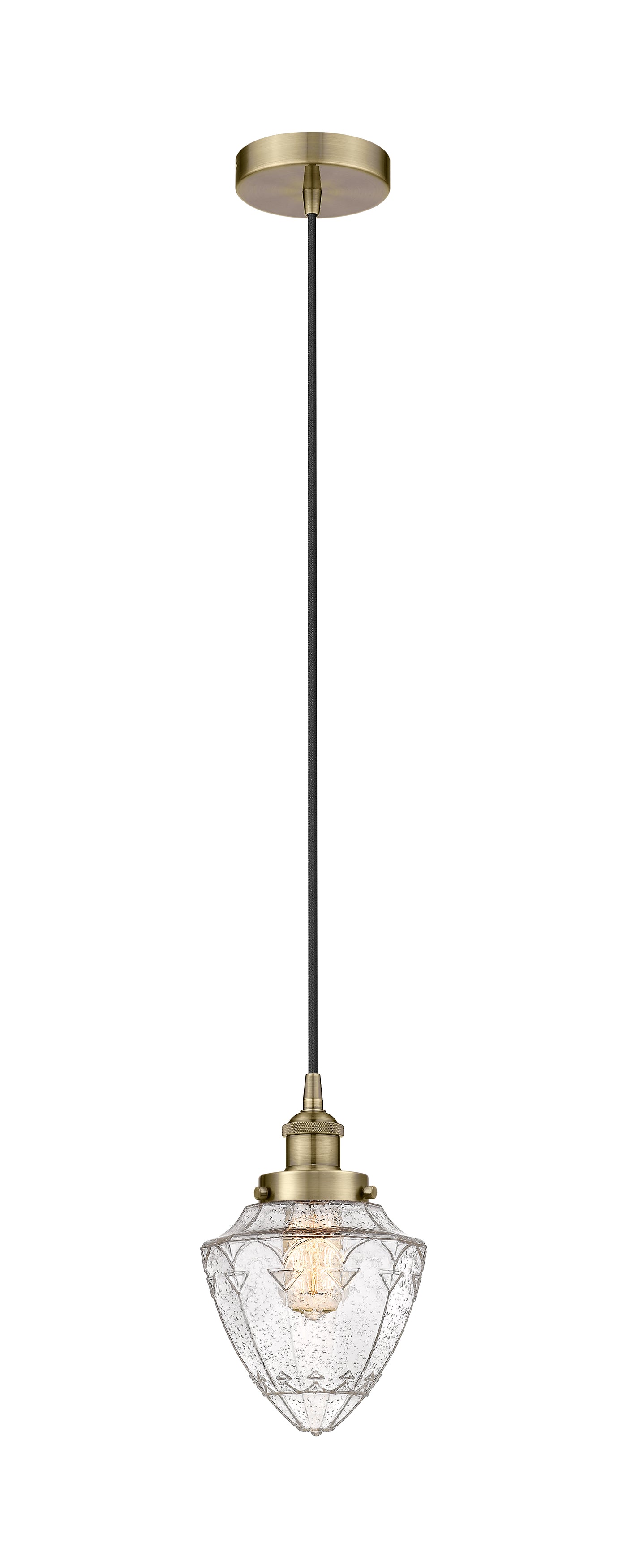 Edison Mini Pendant Antique Brass Finish