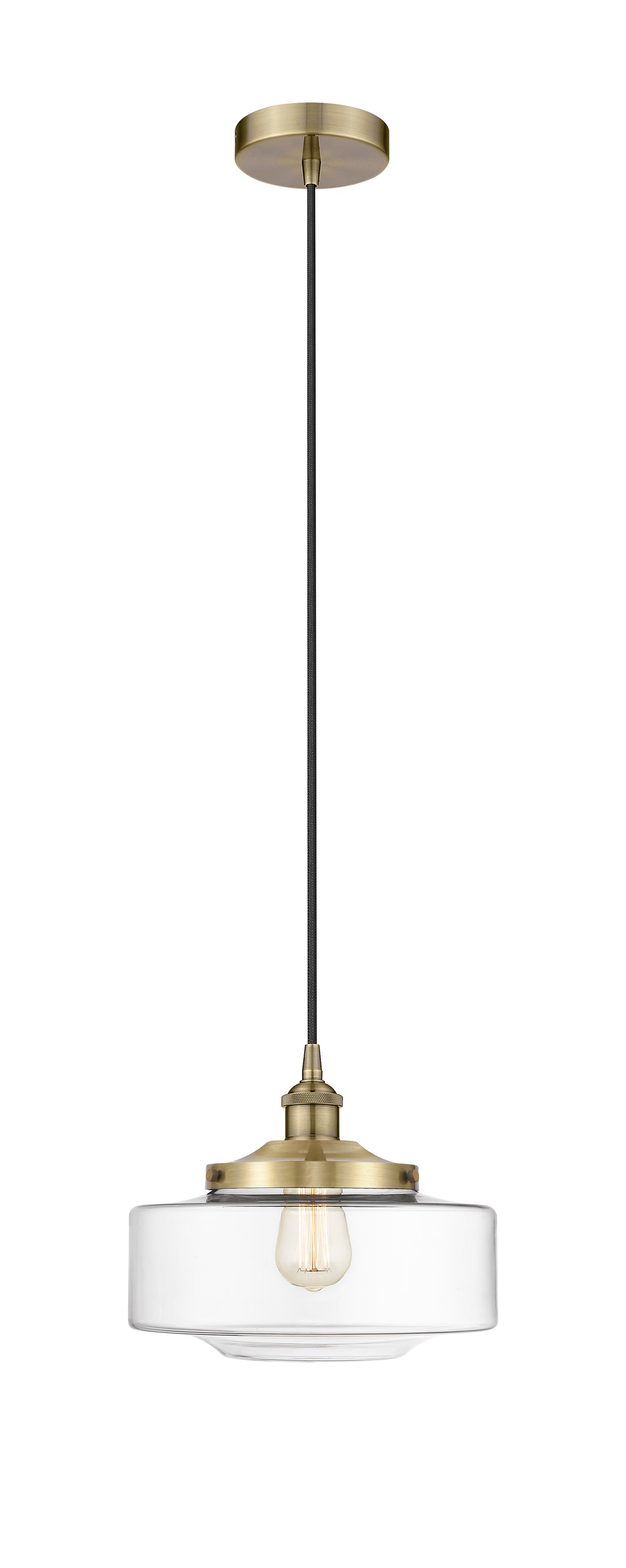 Edison Mini Pendant Antique Brass Finish