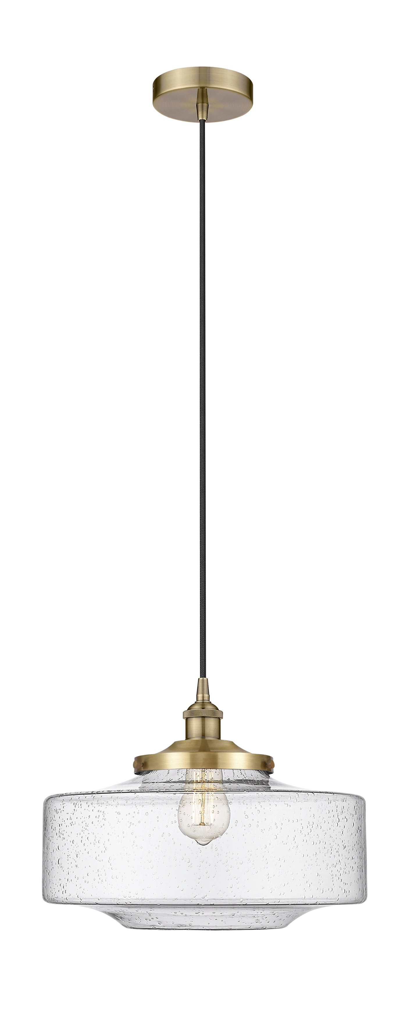 Edison Mini Pendant Antique Brass Finish