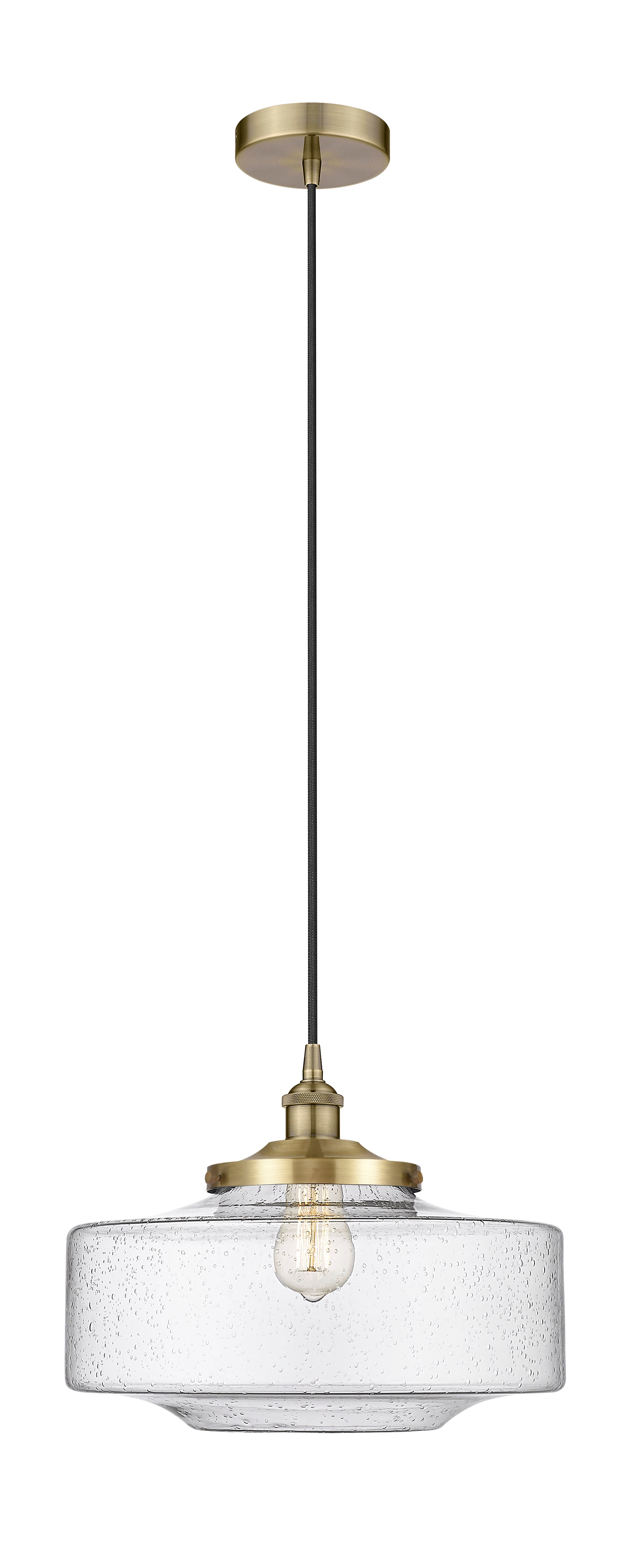 Edison Mini Pendant Antique Brass Finish
