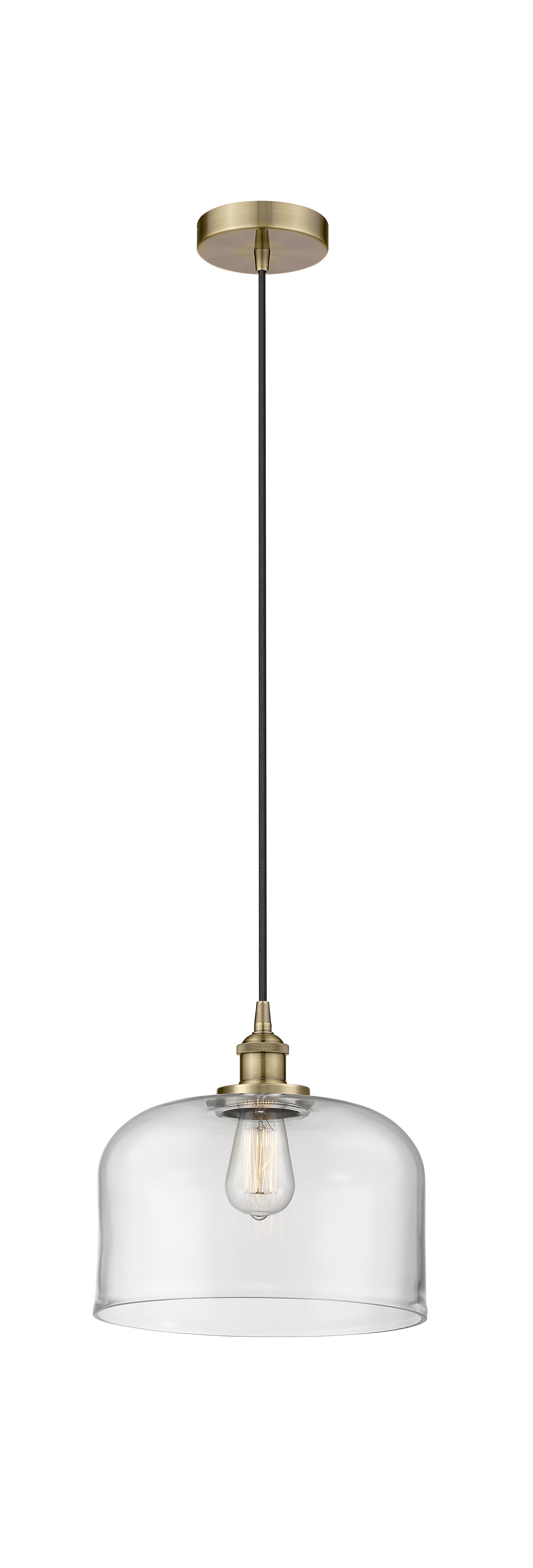 Edison Mini Pendant Antique Brass 11.5