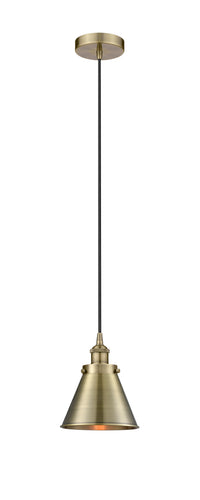 Edison Mini Pendant Antique Cast Brass