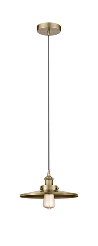 Edison Mini Pendant Antique Brass Cast