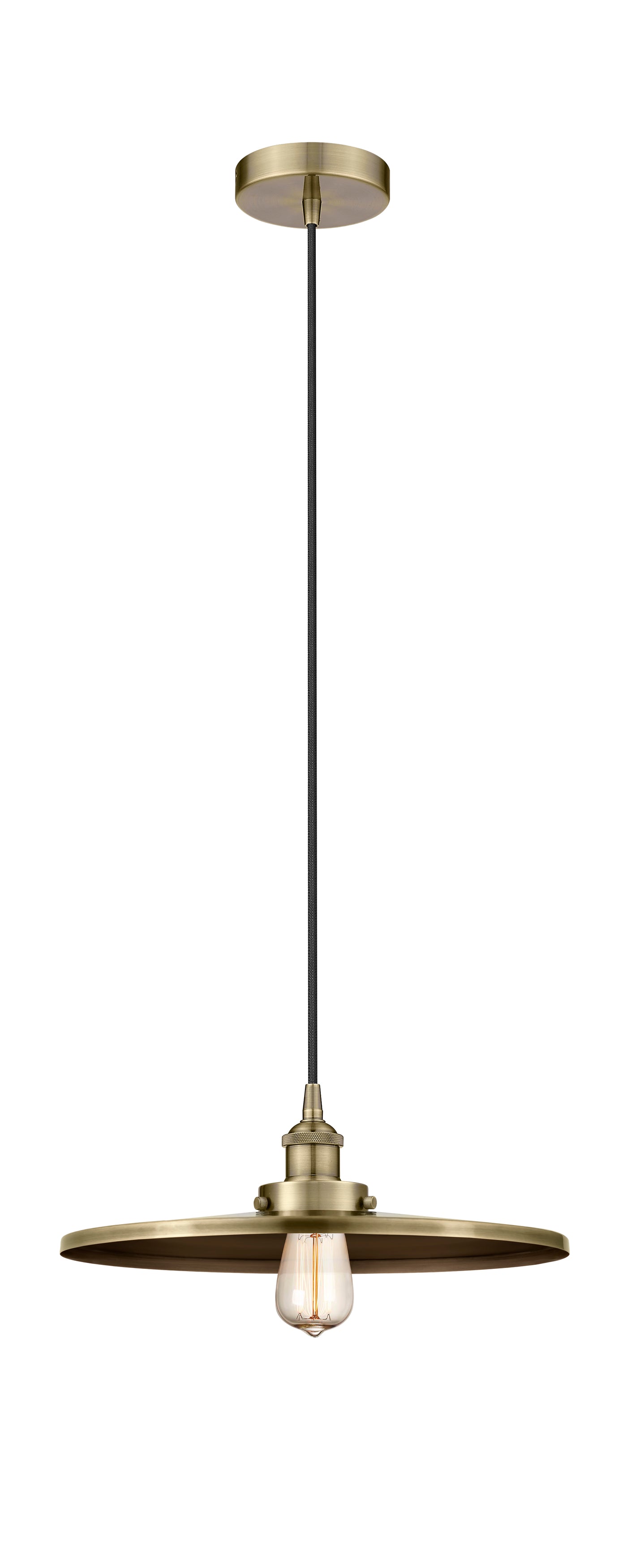 Edison Mini Pendant Antique Brass Finish