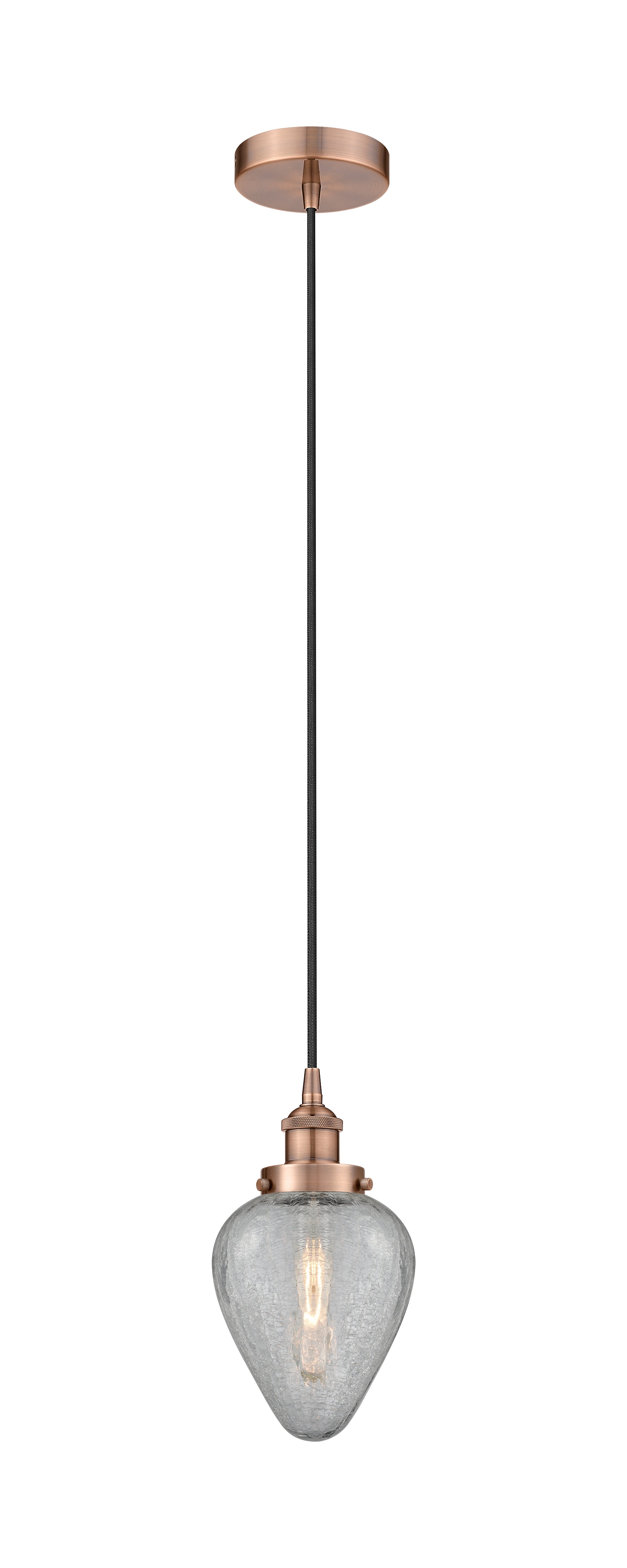 Edison Mini Pendant Cast Antique Brass