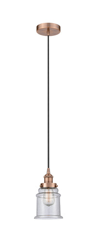 Edison Mini Pendant Antique Brass 6 Inch