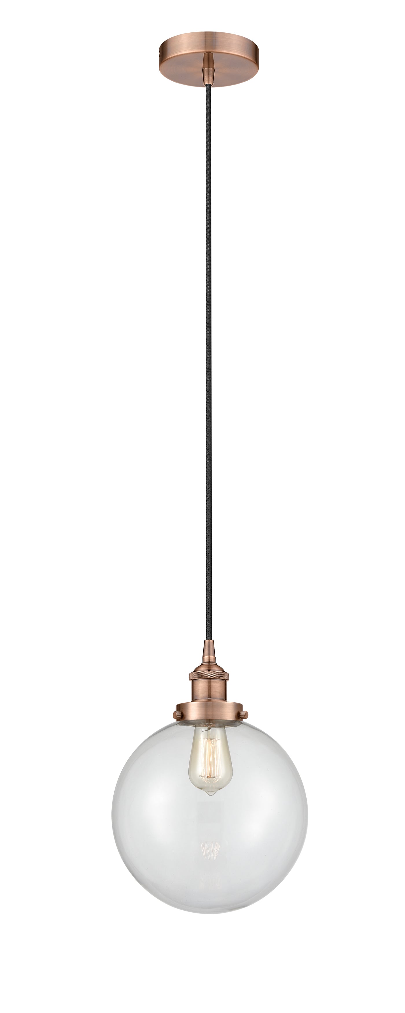 Edison Mini Pendant Antique Brass Finish