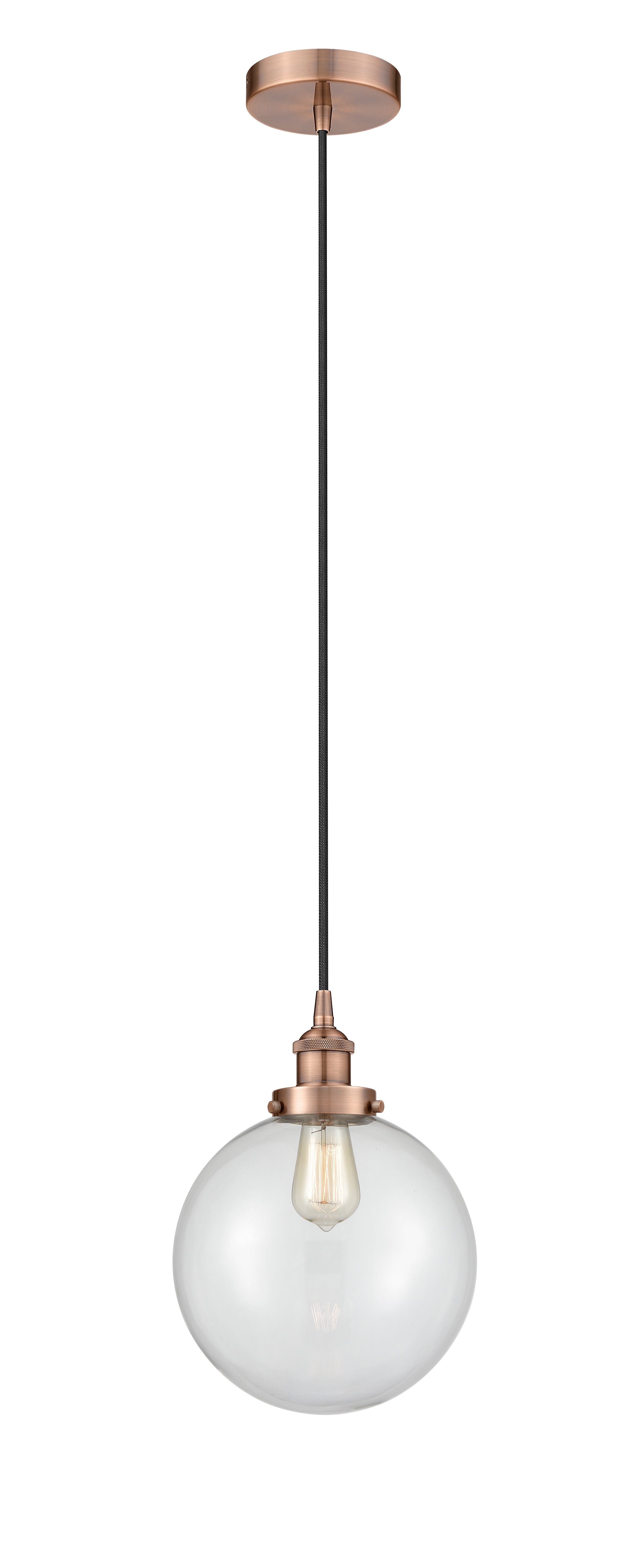 Edison Mini Pendant Antique Brass Dimmable