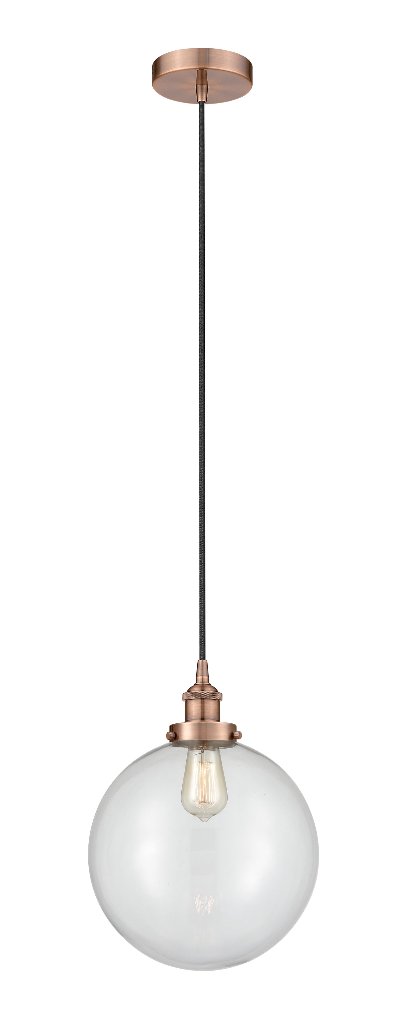 Edison Mini Pendant Antique Brass Finish