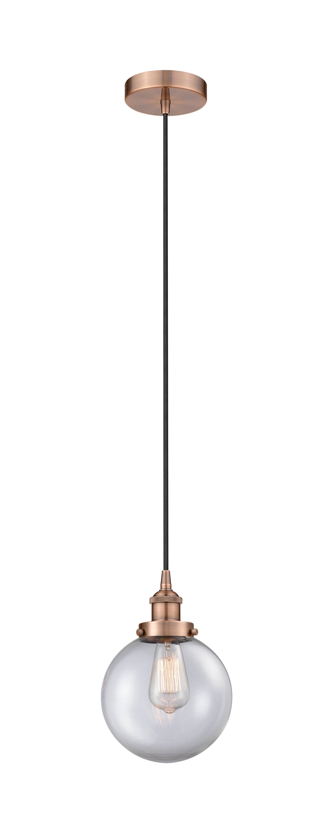Edison Mini Pendant Antique Brass Finish