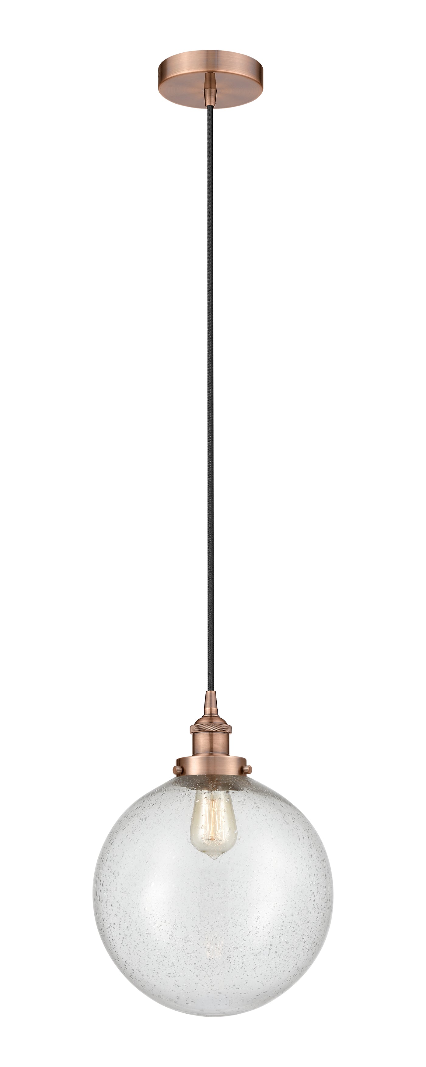 Edison Mini Pendant Cast Brass Antique