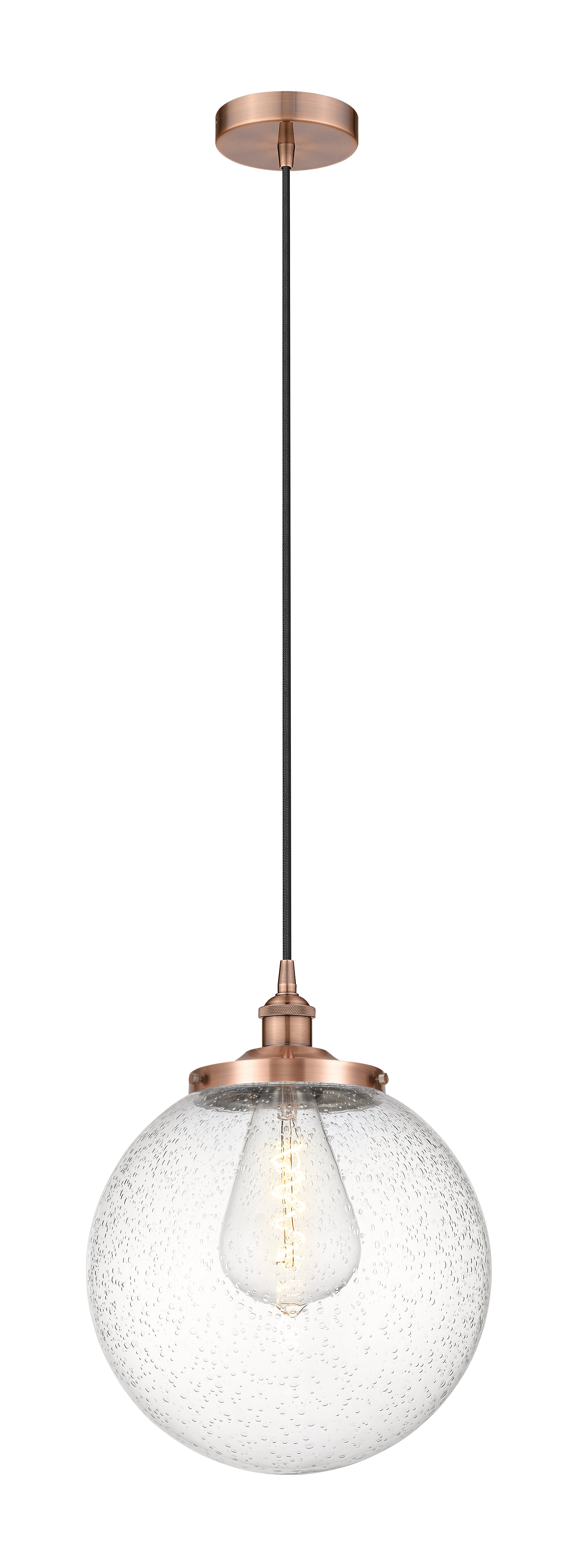 Edison Mini Pendant Antique Brass Dimmable