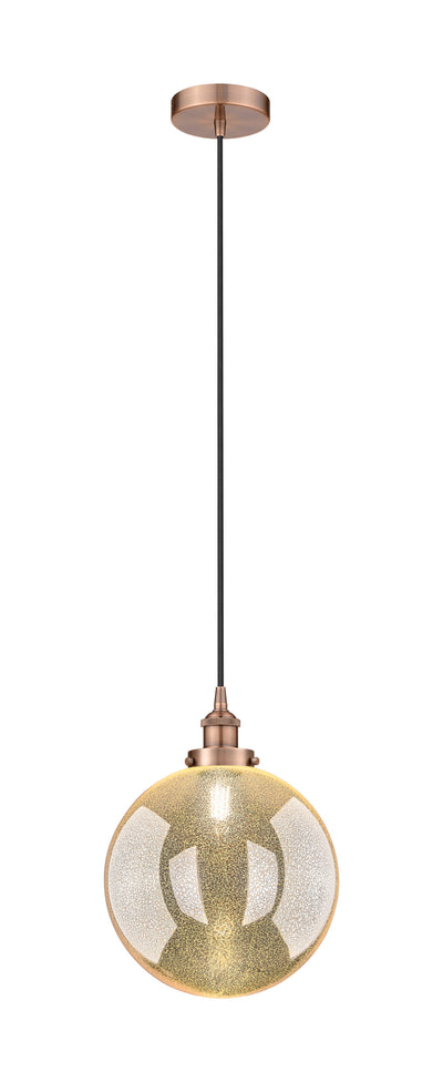 Edison Mini Pendant Cast Brass Antique