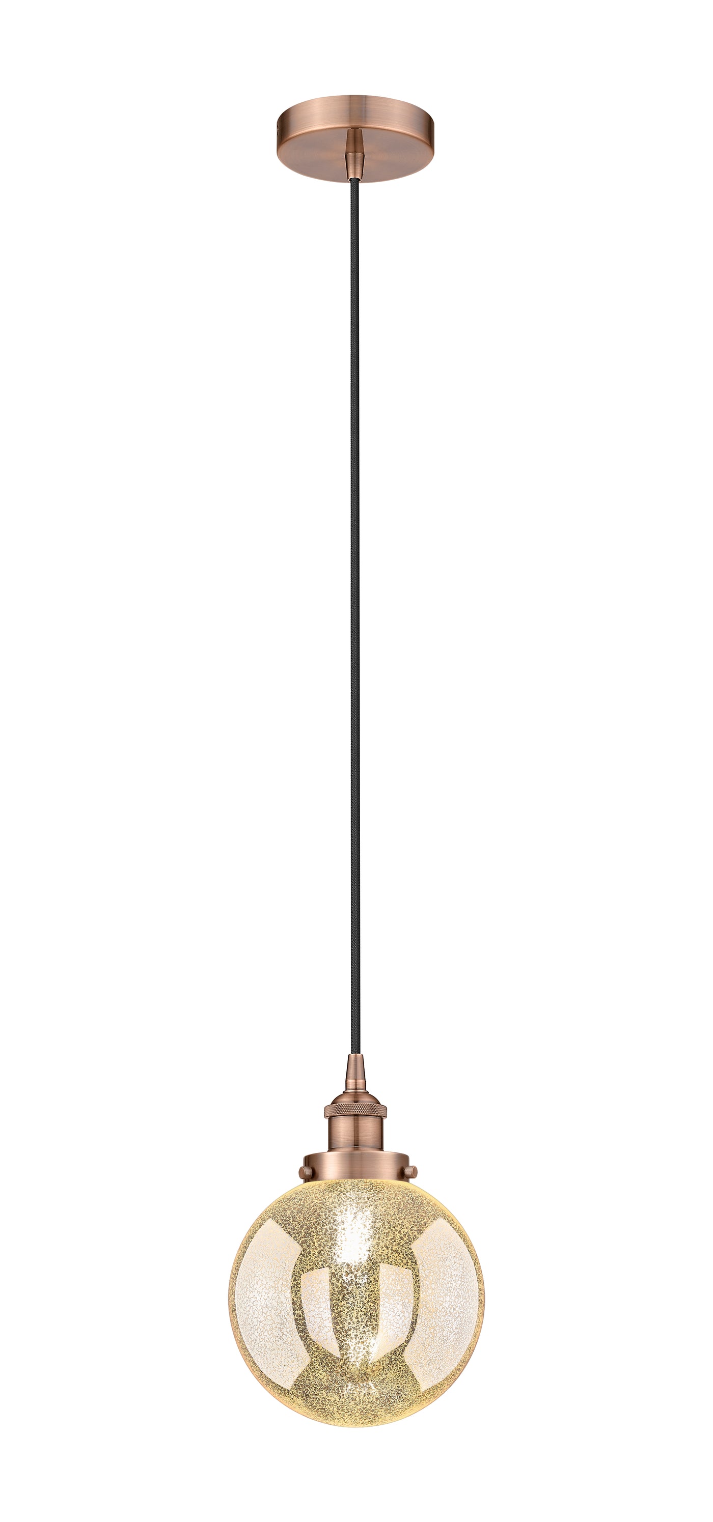 Edison Mini Pendant Antique Brass Finish