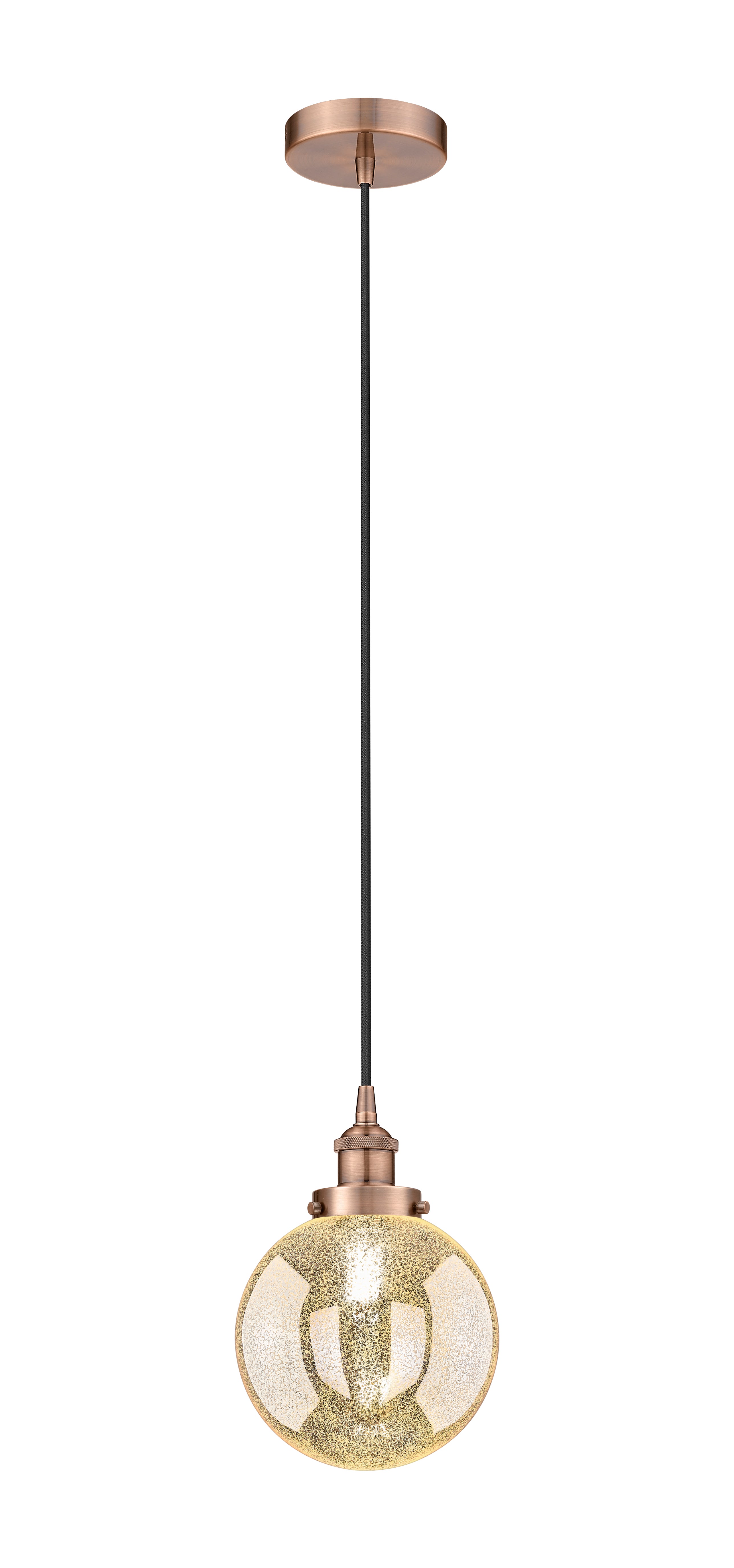 Edison Mini Pendant Antique Brass Finish