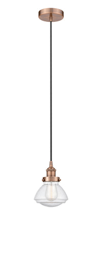 Edison Mini Pendant Antique Brass Cast