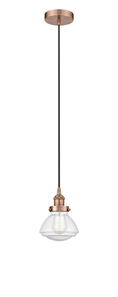 Edison Mini Pendant Antique Brass Cast