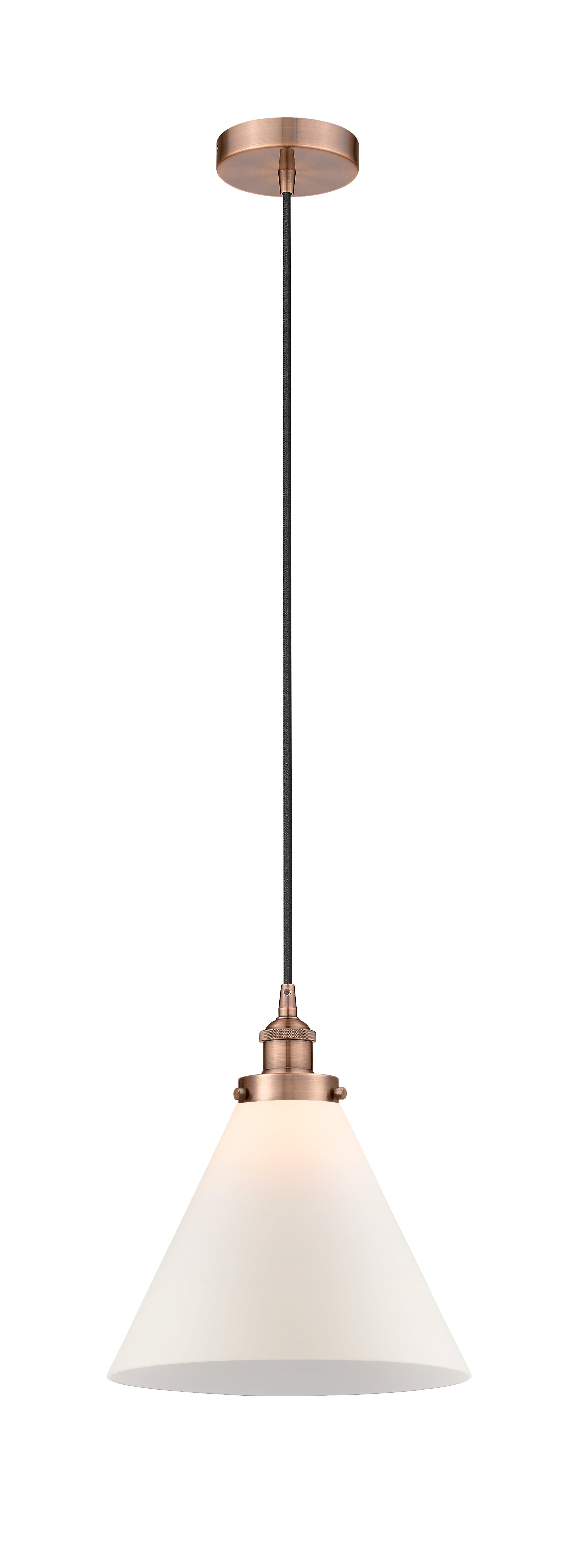 Edison Mini Pendant Cast Brass Antique