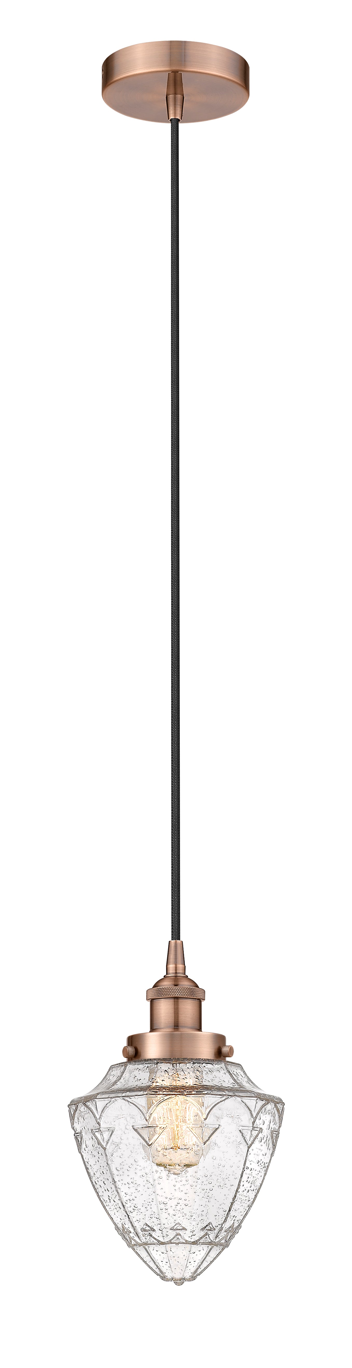 Edison Mini Pendant Antique Brass Finish