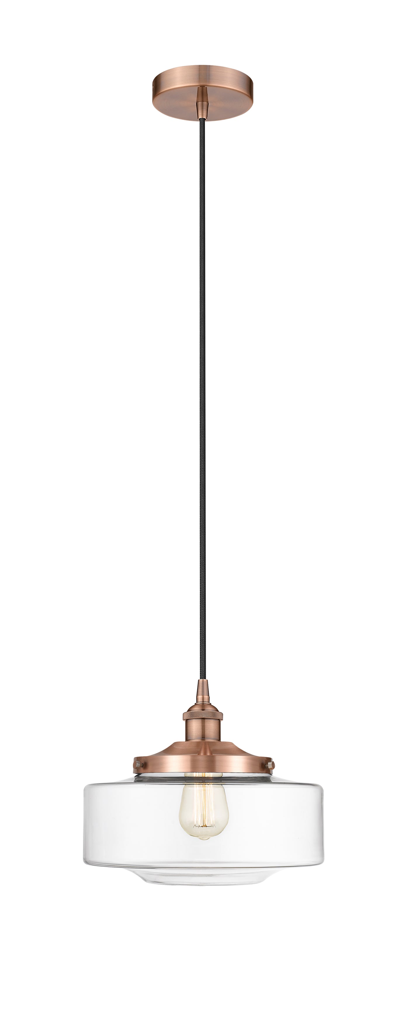 Edison Mini Pendant Antique Brass Finish