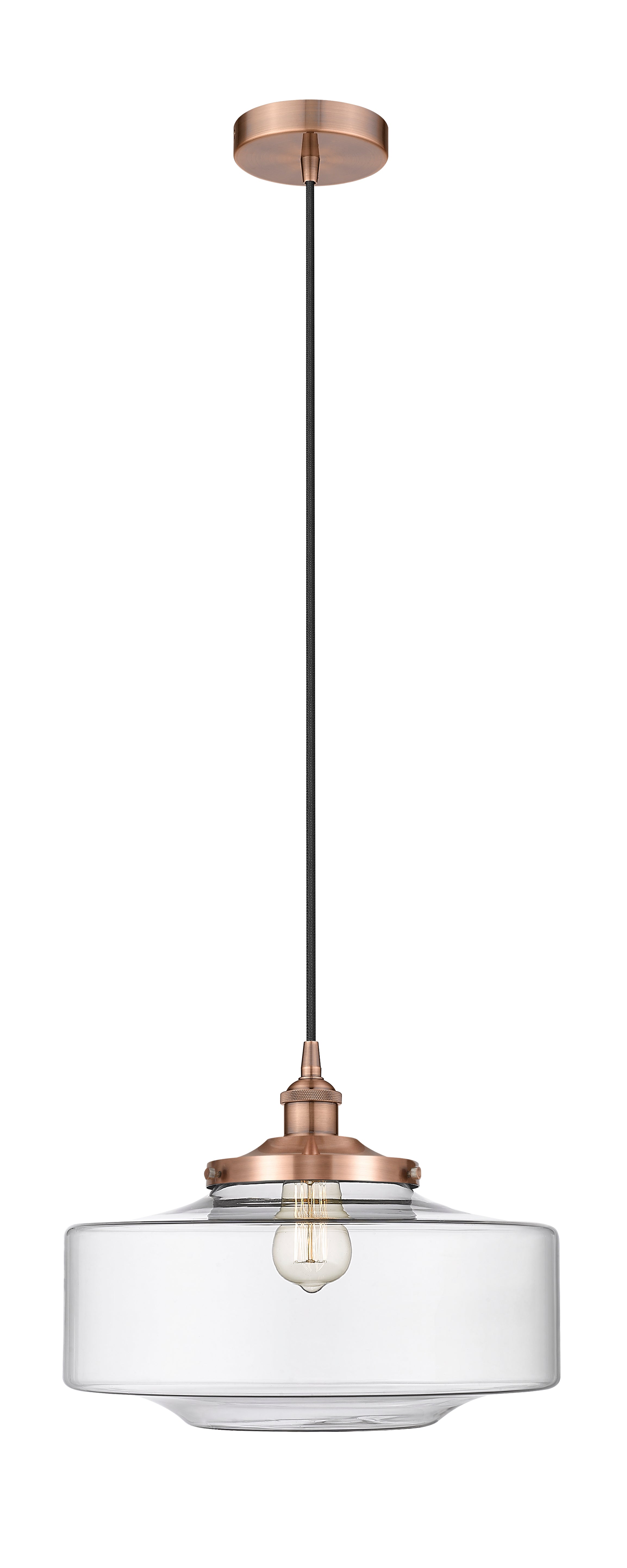 Edison Mini Pendant Antique Brass Finish
