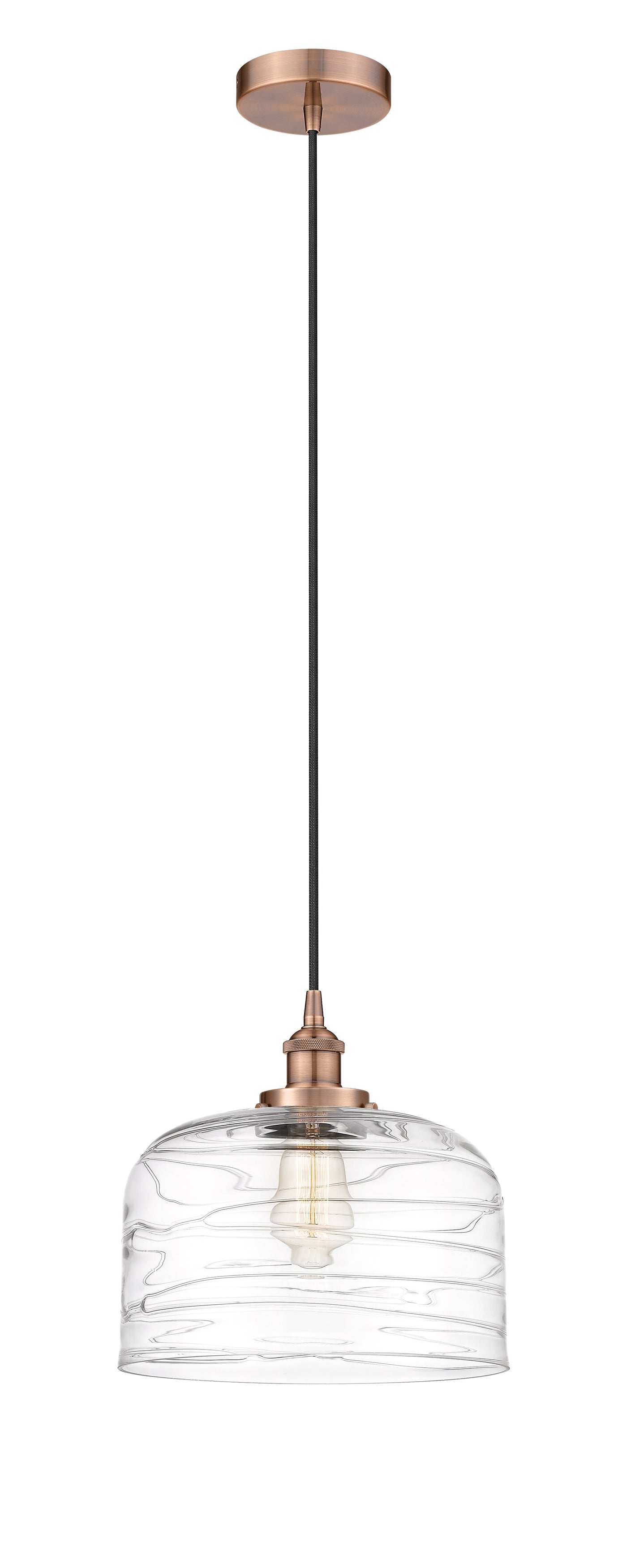 Edison Mini Pendant Antique Brass Finish