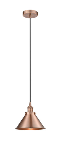 Edison Mini Pendant Antique Brass Cast Brass