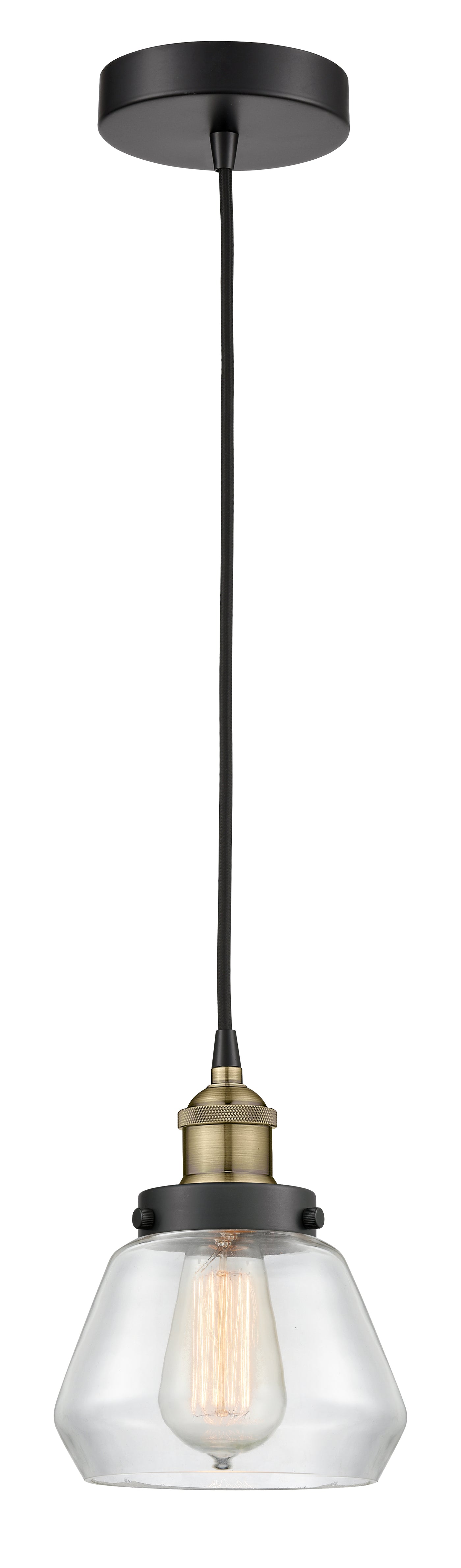 Edison Mini Pendant Antique Brass Finish