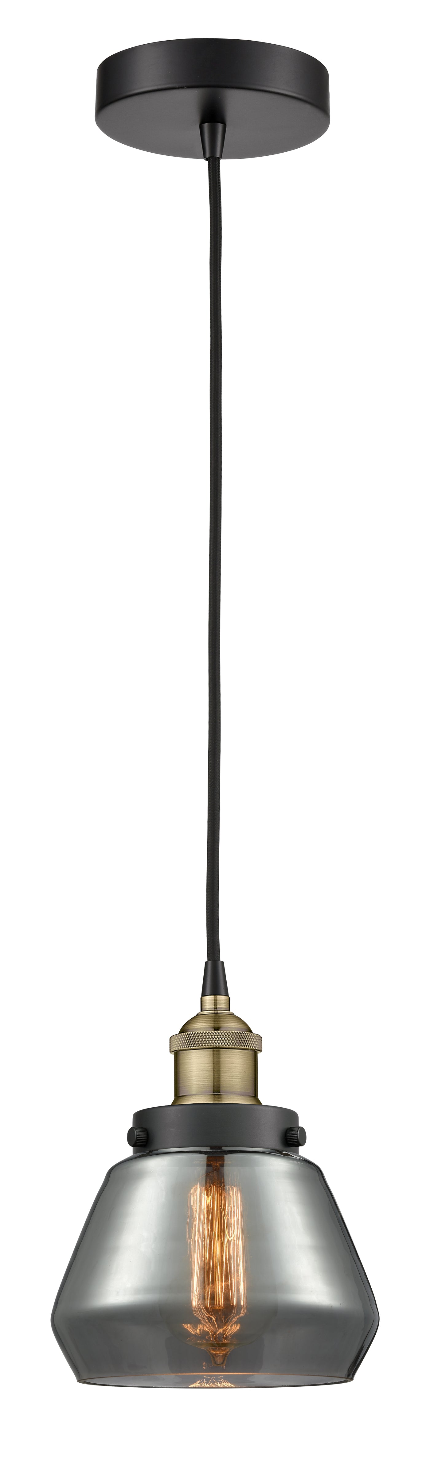 Edison Mini Pendant Antique Brass Finish