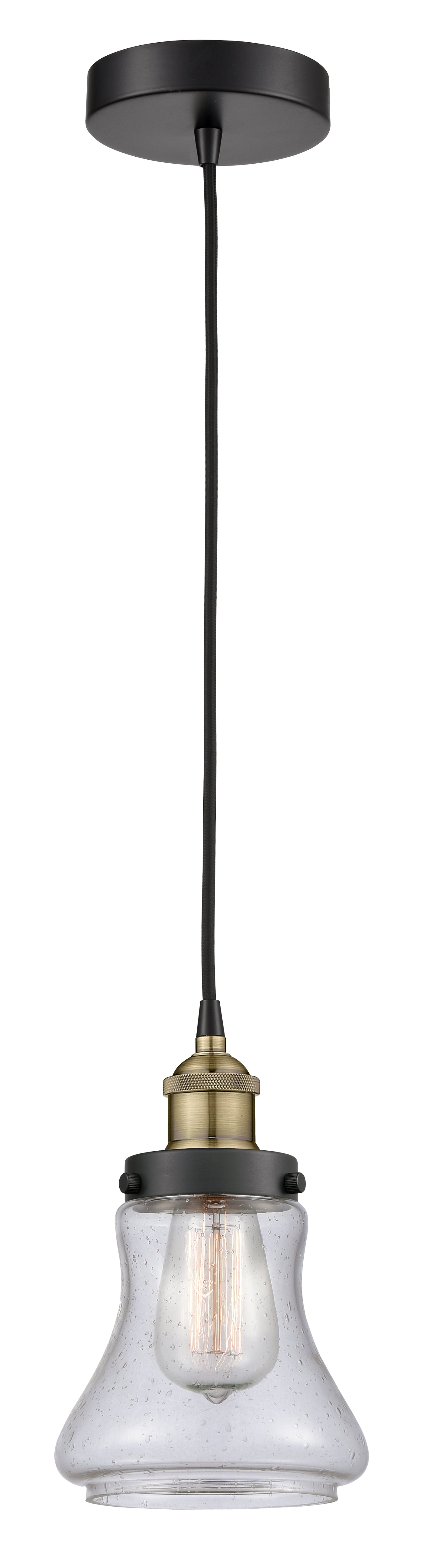 Edison Mini Pendant Antique Brass Finish