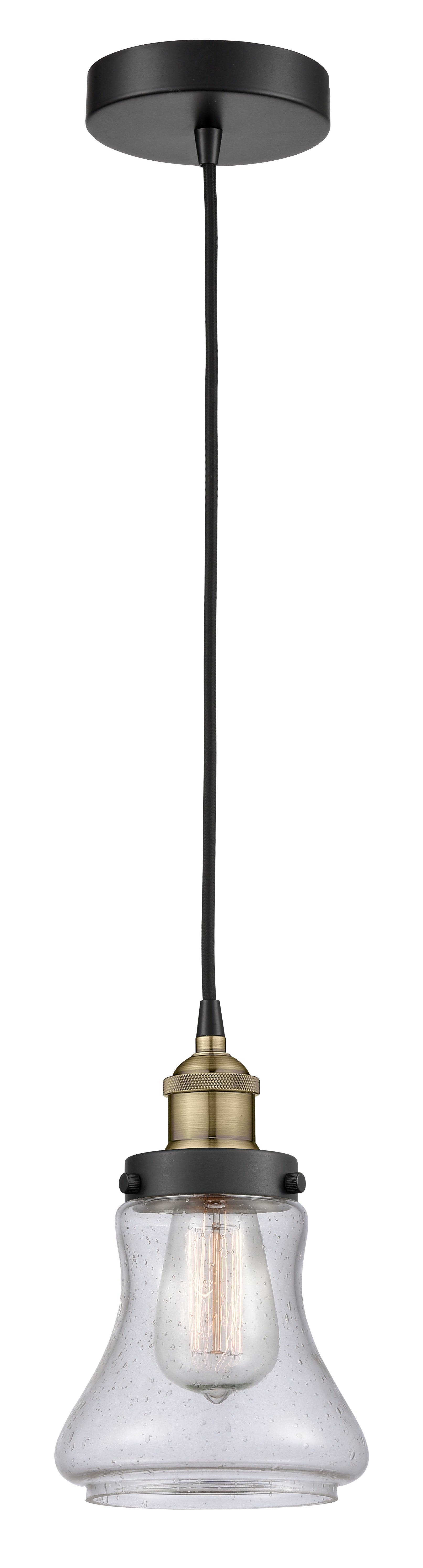 Edison Mini Pendant Antique Brass Finish