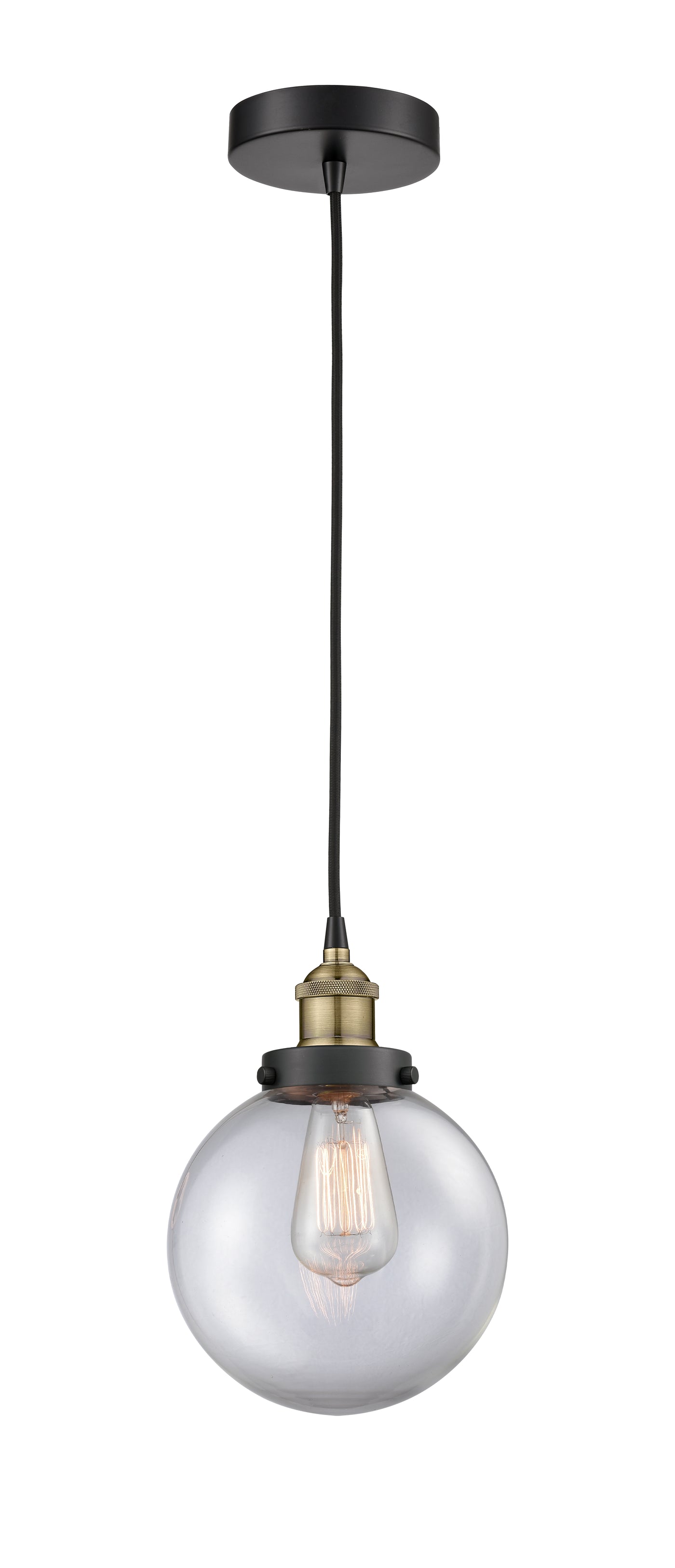Edison Mini Pendant Antique Brass Finish