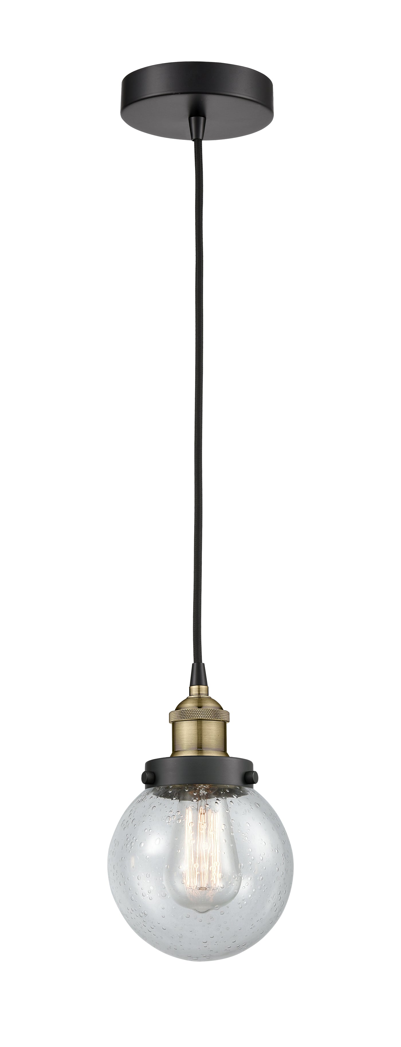 Edison Mini Pendant Antique Brass Finish