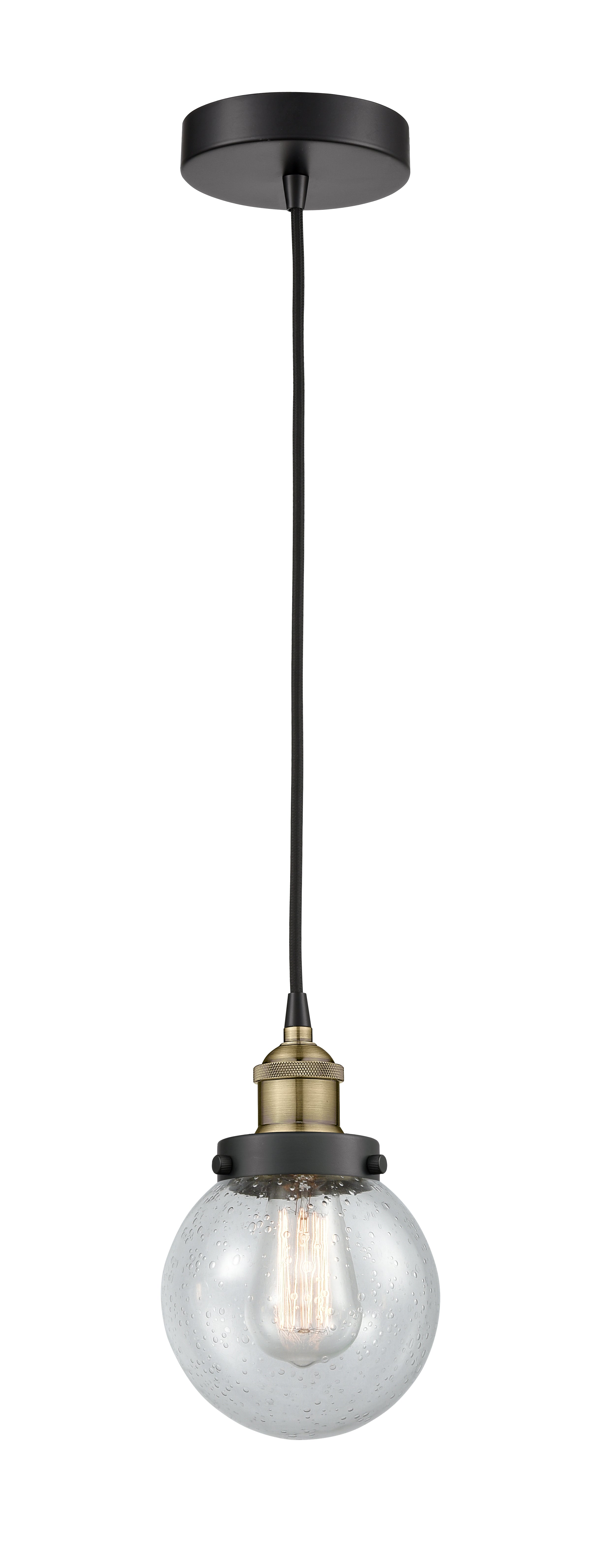 Edison Mini Pendant Antique Brass Finish